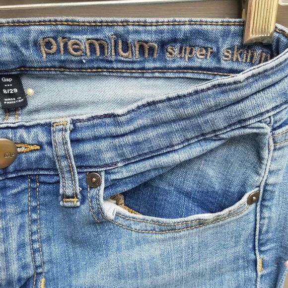Gap Factory Premium Super Skinny Jeans Size 8/29 - Picture 9 of 13